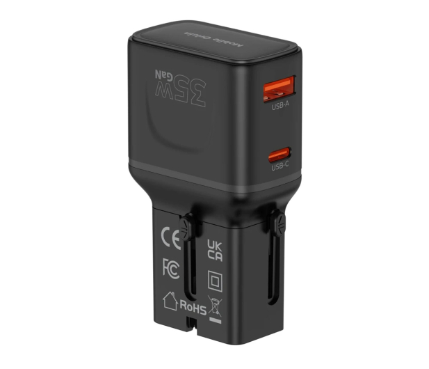 Mobile Origin Travel adapter 35W EU/US/UK/AU black - 1485310 - zdjęcie 3